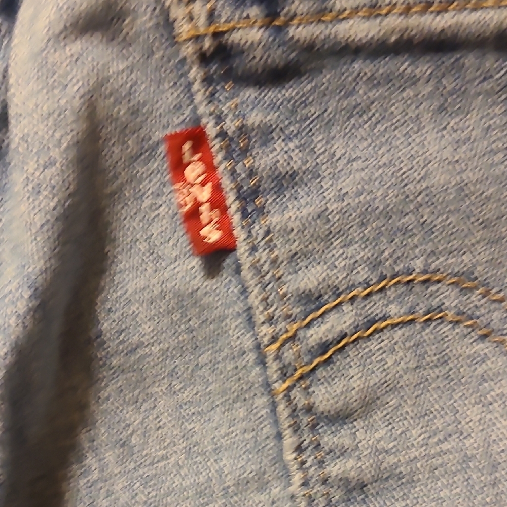 Levi's Blue Straight Leg Jeans Classic Style - Picture 3 of 6
